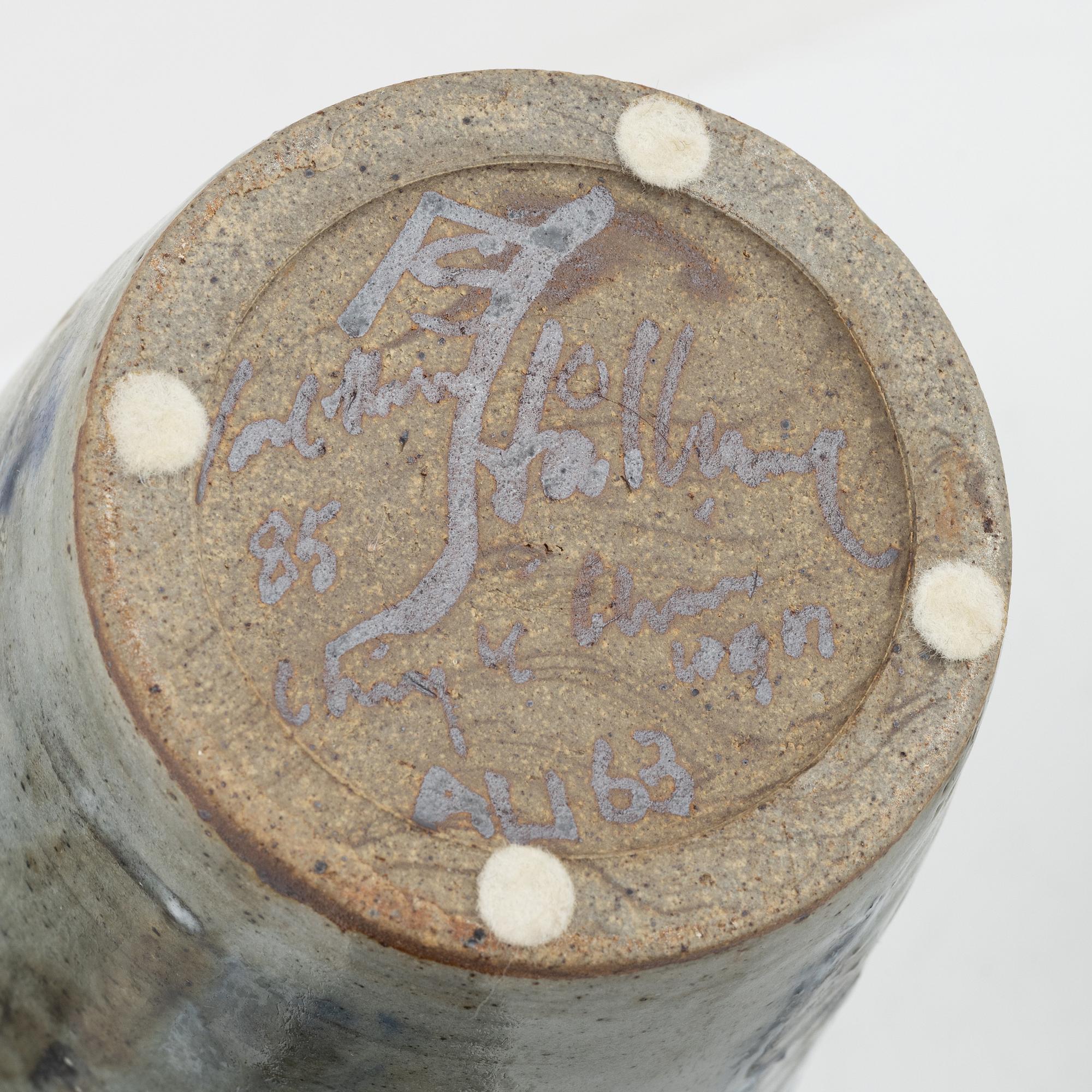 Carl-Harry Stålhane, a set of three stoneware vases, Rörstrand and Designhuset, Sweden.