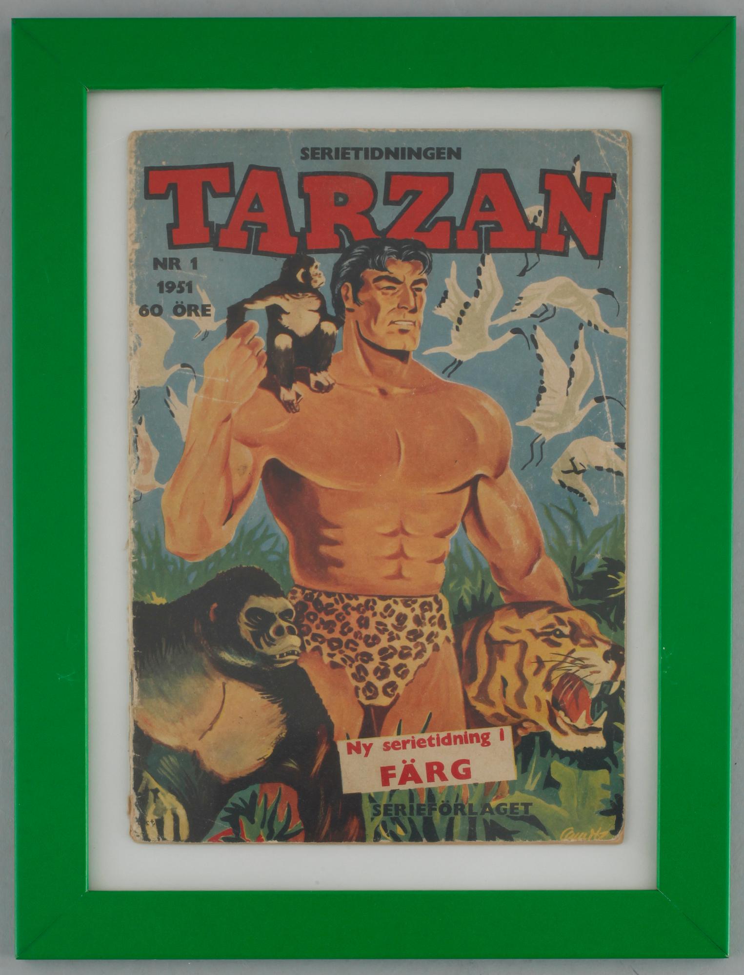 The first Tarzan comic book from 1951.