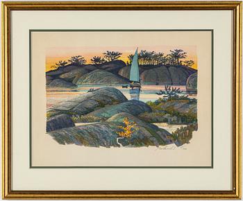 ROLAND SVENSSON, färglitografi, signerad och nr 61/360.