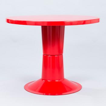 YRJÖ KUKKAPURO, a 1970's ' Saturnus' table and five '415A' chair for Haimi Finland.