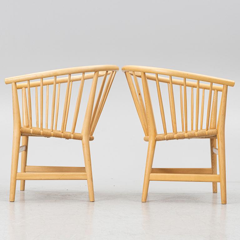 Hans J. Wegner, fåtöljer ett par, PP 112, PP Møbler, Danmark.