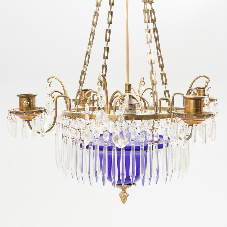 Chandelier, Gustavian style, 20th century.
