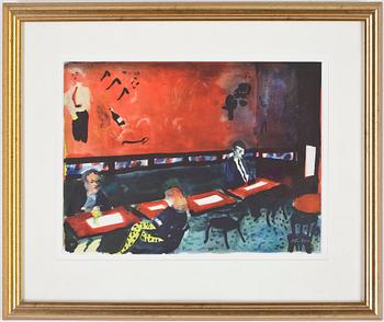 PETER DAHL, färglitografi, signerad, märkt pt.