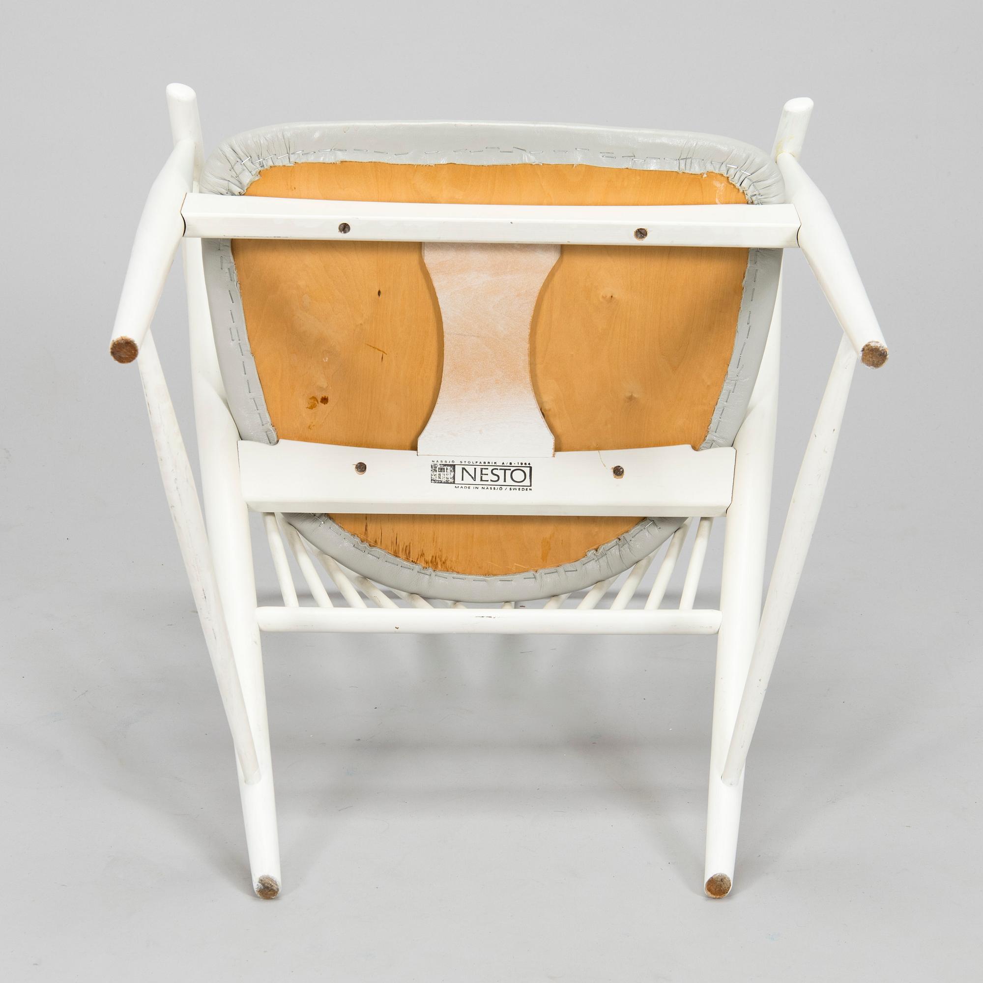 Sonna Rosén, karmstol/fåtölj "Solfjädern" 1950/60-tal AB Nässjö stolfabrik.