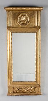 SPEGEL, sengustaviansk, omkring 1800.