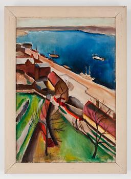 Martin Åberg, Utsikt över Söder Mälarstrand.