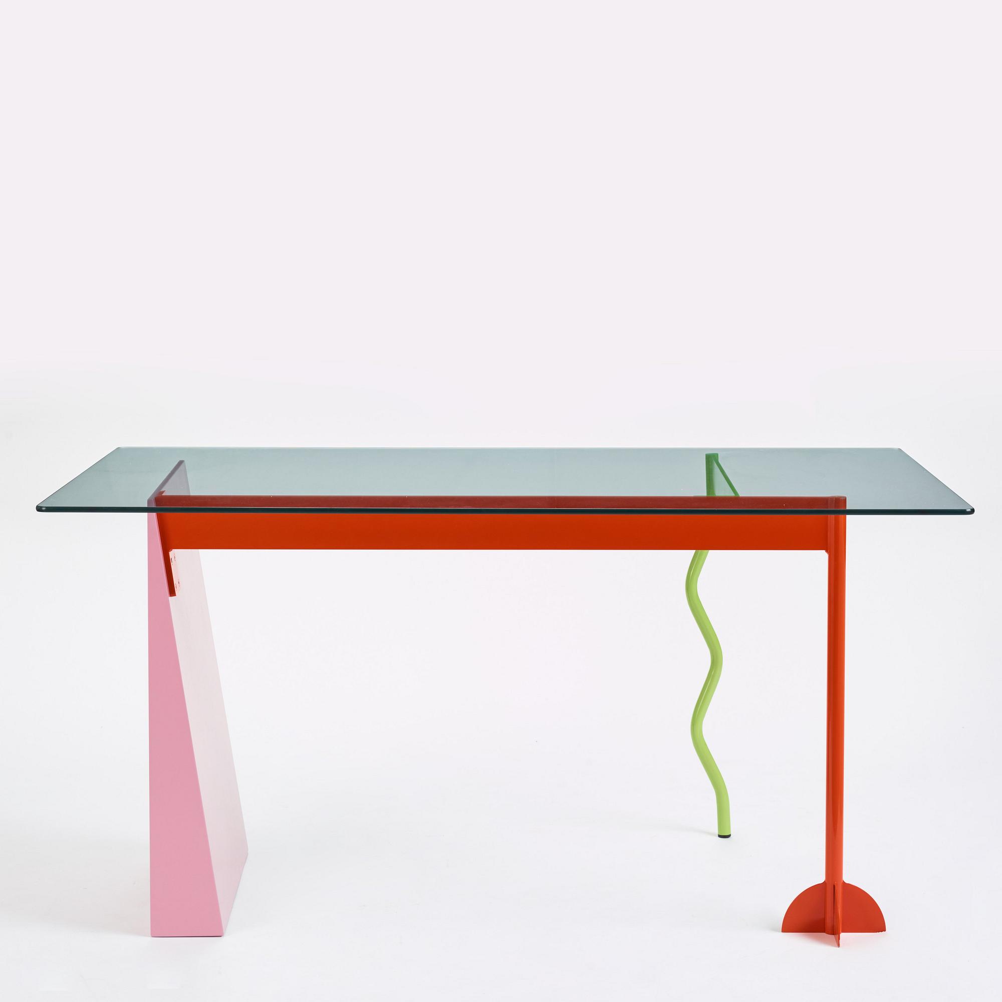 Peter Shire, a "Peninsula" table, Memphis, Italy, post 1982.