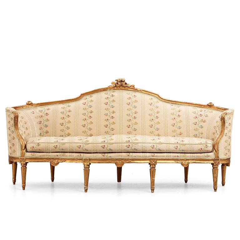 A Gustavian late 18th century sofa.