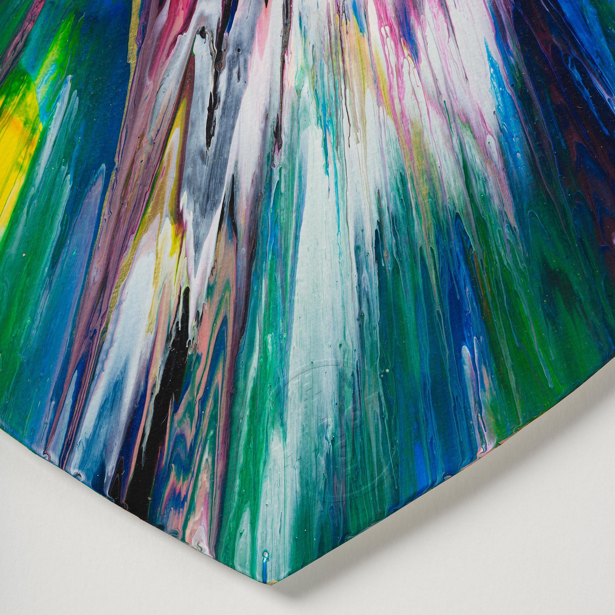 Damien Hirst, "Untitled (Heart Spin Painting)".