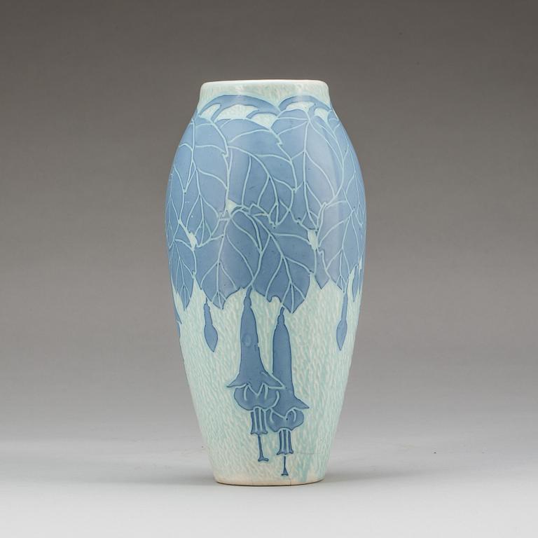 VAS, flintgods, "Sgraffito", Josef Ekberg, Gustavsberg, 1919.