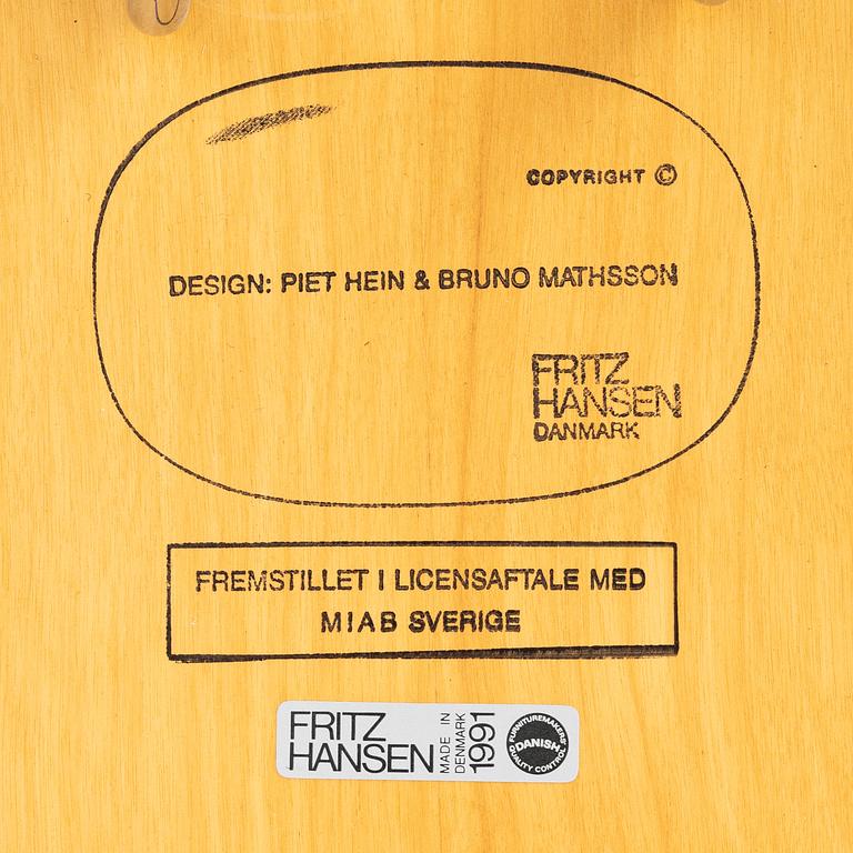 Piet Hein & Bruno Mathsson, bord, "Superellips", Fritz Hansen.