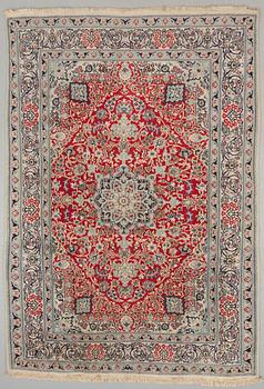 MATTA, old, Nain, part silk, ca 285 x 200 cm.