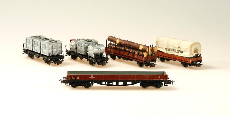 VAGNAR, 13 st, Märklin, H0.