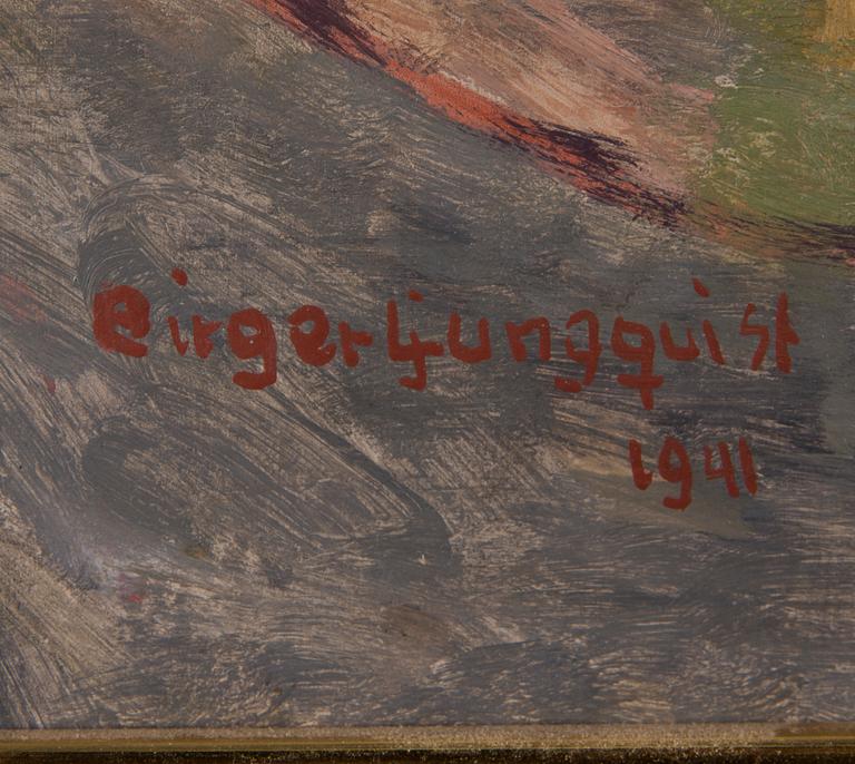 BIRGER LJUNGQUIST, olja på skiva, signerad och daterad -41.