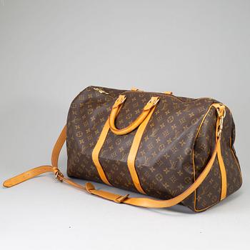 LOUIS VUITTON, 'Monogram Keepall Bandouliere 50'.