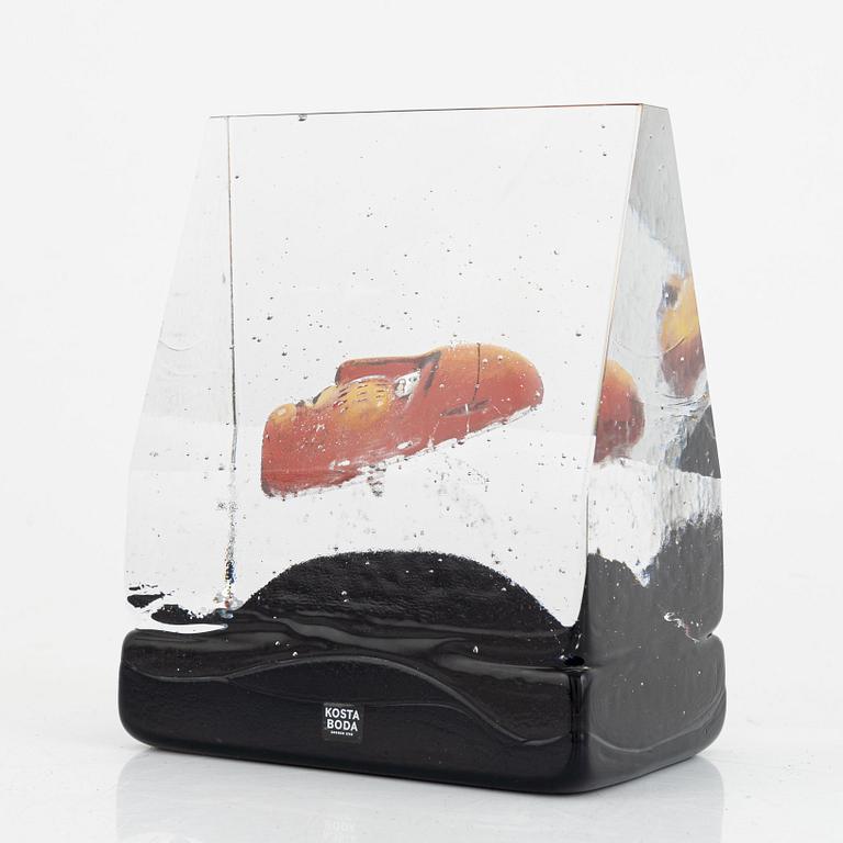 Bertil Vallien, skulptur, "Black Elements: House of mystery", Kosta Boda.