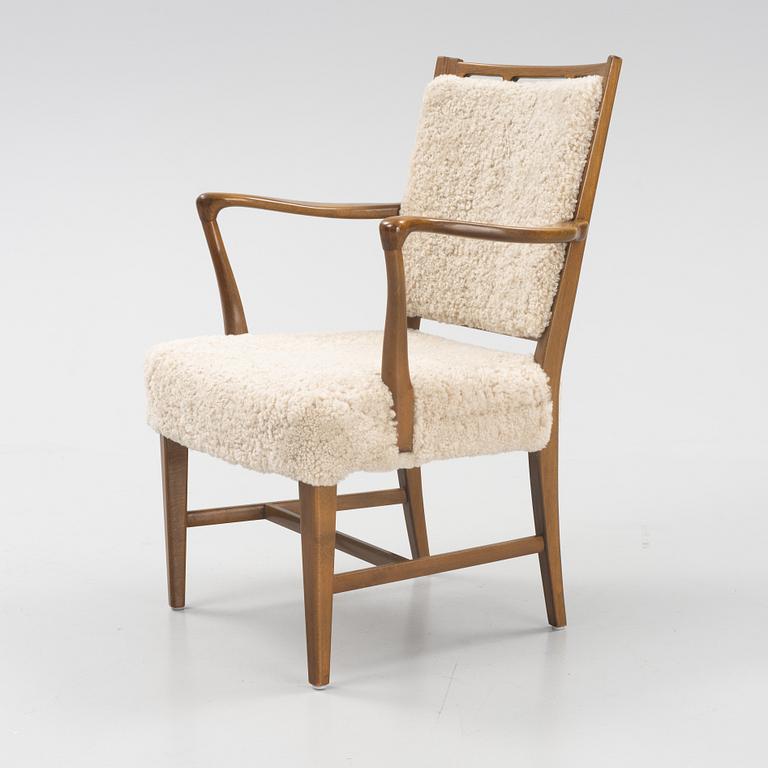David Rosén, a Swedish Modern easy chair, 1940's/50's.