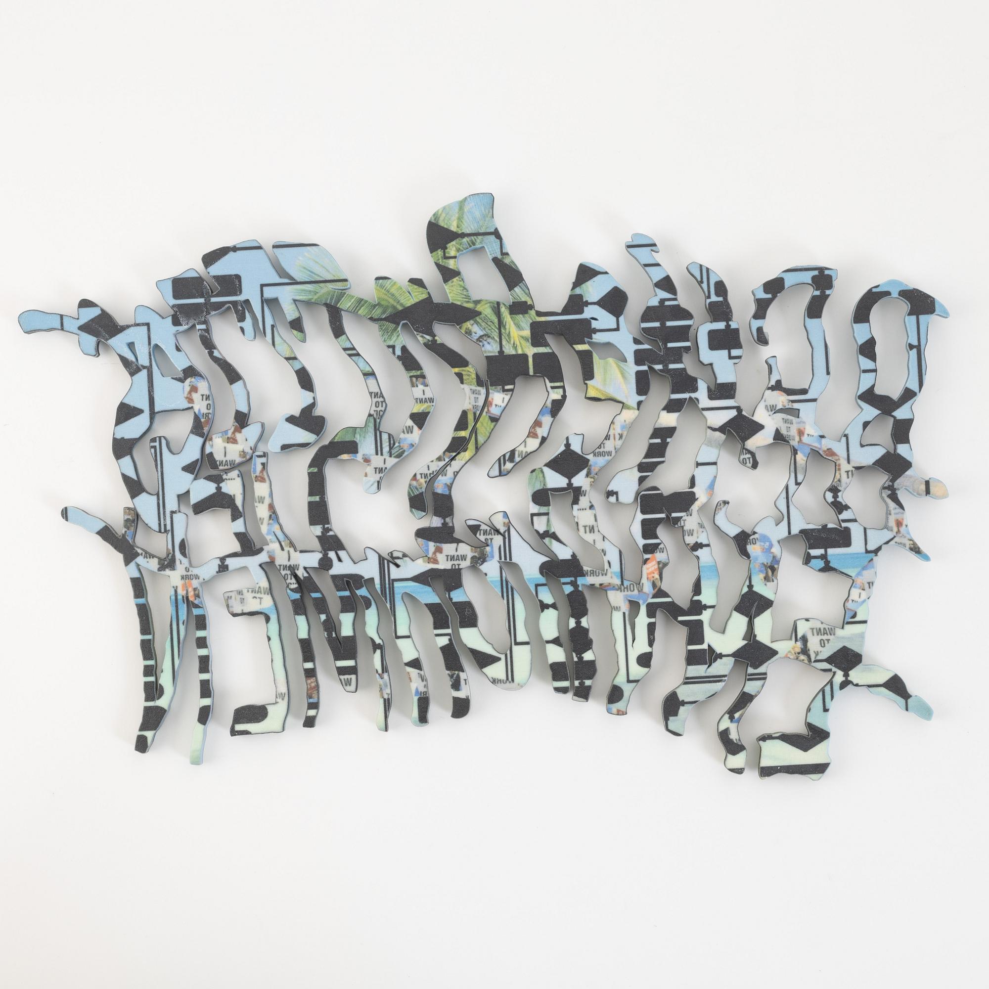 Daniel Keller, flerfärgad 3D utskrift, 2013.