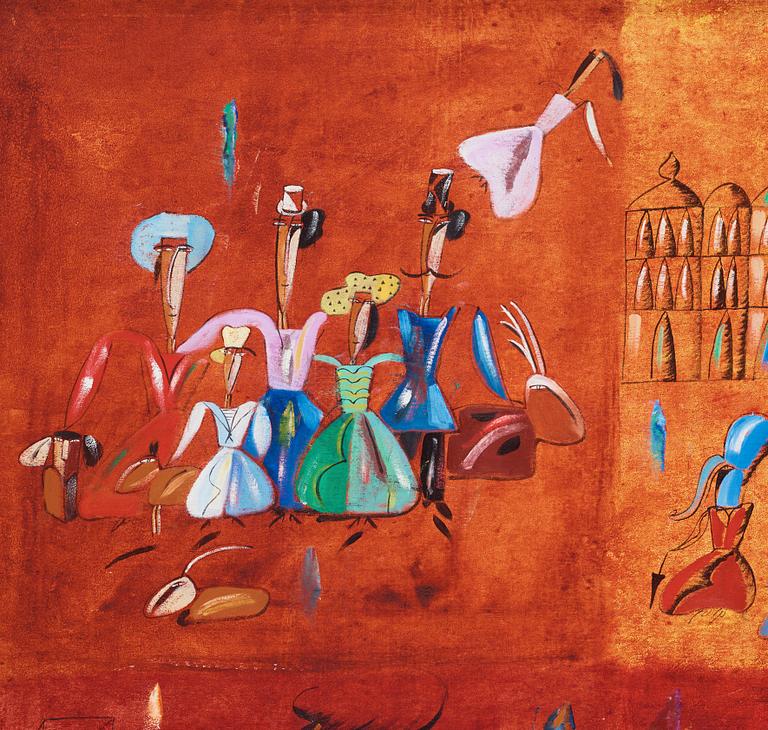 Madeleine Pyk, Composition with figures.