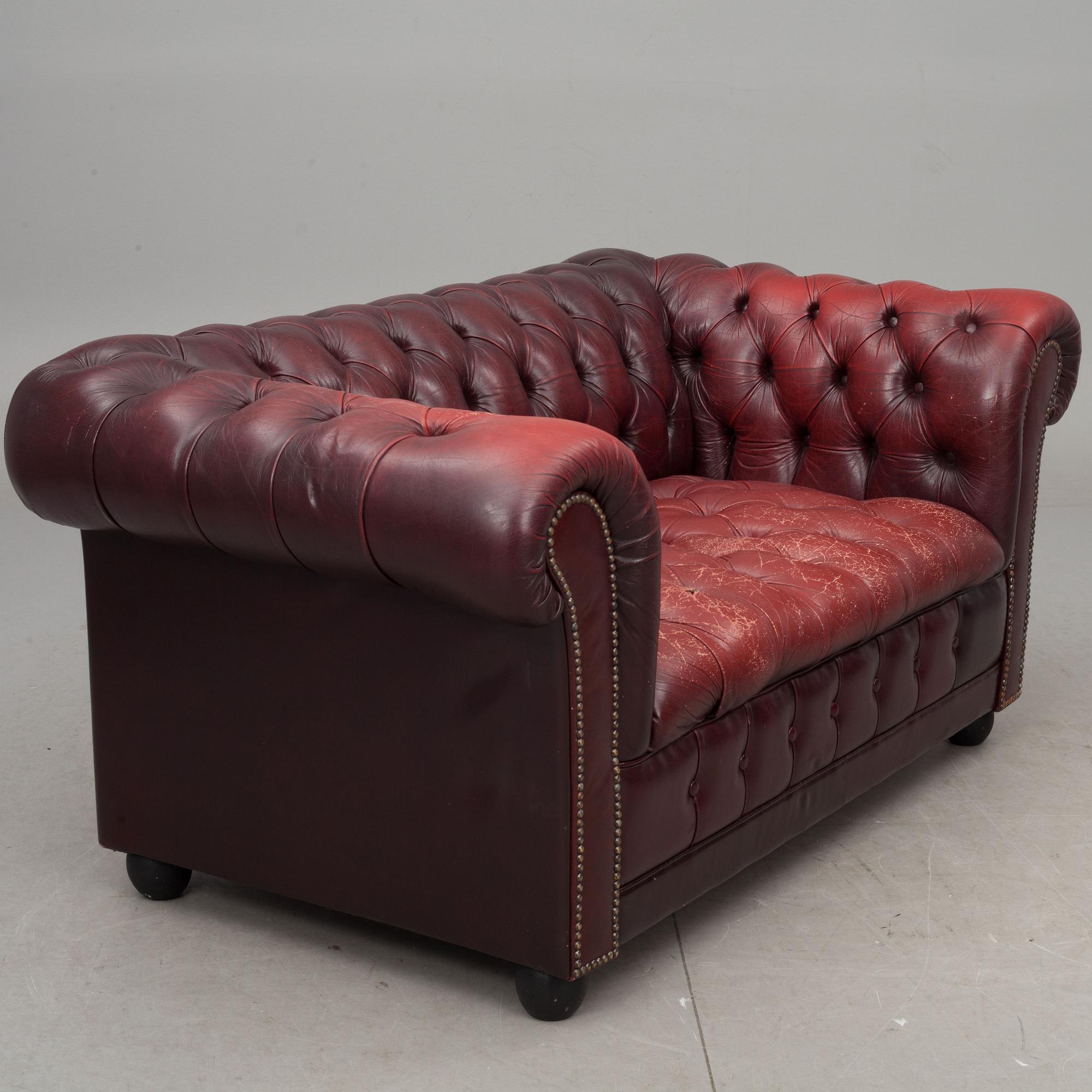 SOFFA, Chesterfield, 1900-talets andra hälft.