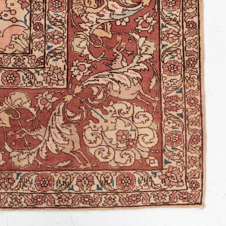 A semiantique Dragon Tabriz 'Ghanadi' carpet, c 342 x 263 cm.