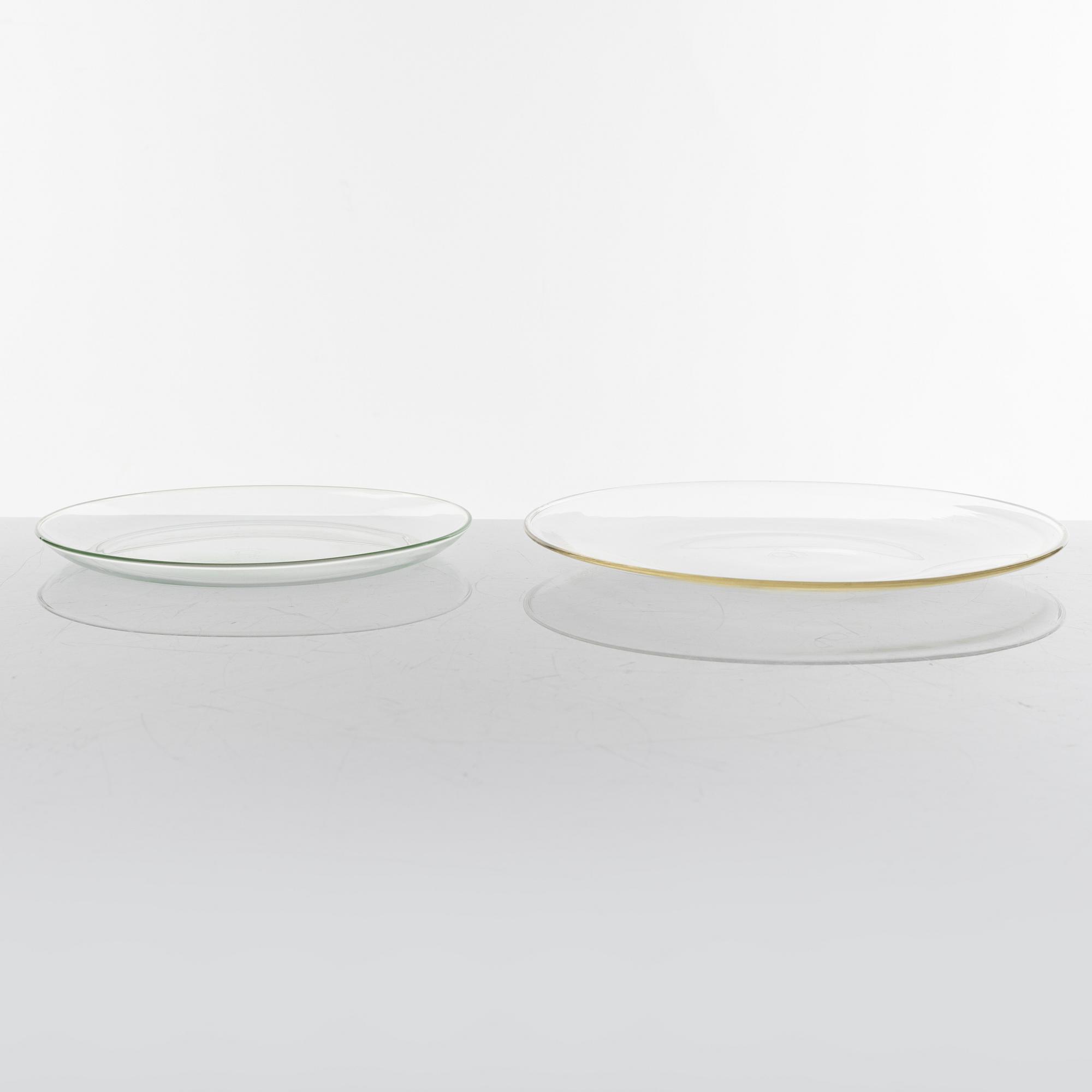 Wilhelm Wagenfeld, 159 glass service pieces, Jenaer Glaswerk, Schott & Gen, Germany.