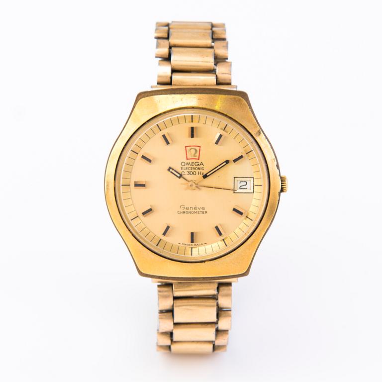 OMEGA, Genève electronic 300Hz Chronometer, wrist watch, 40 mm.