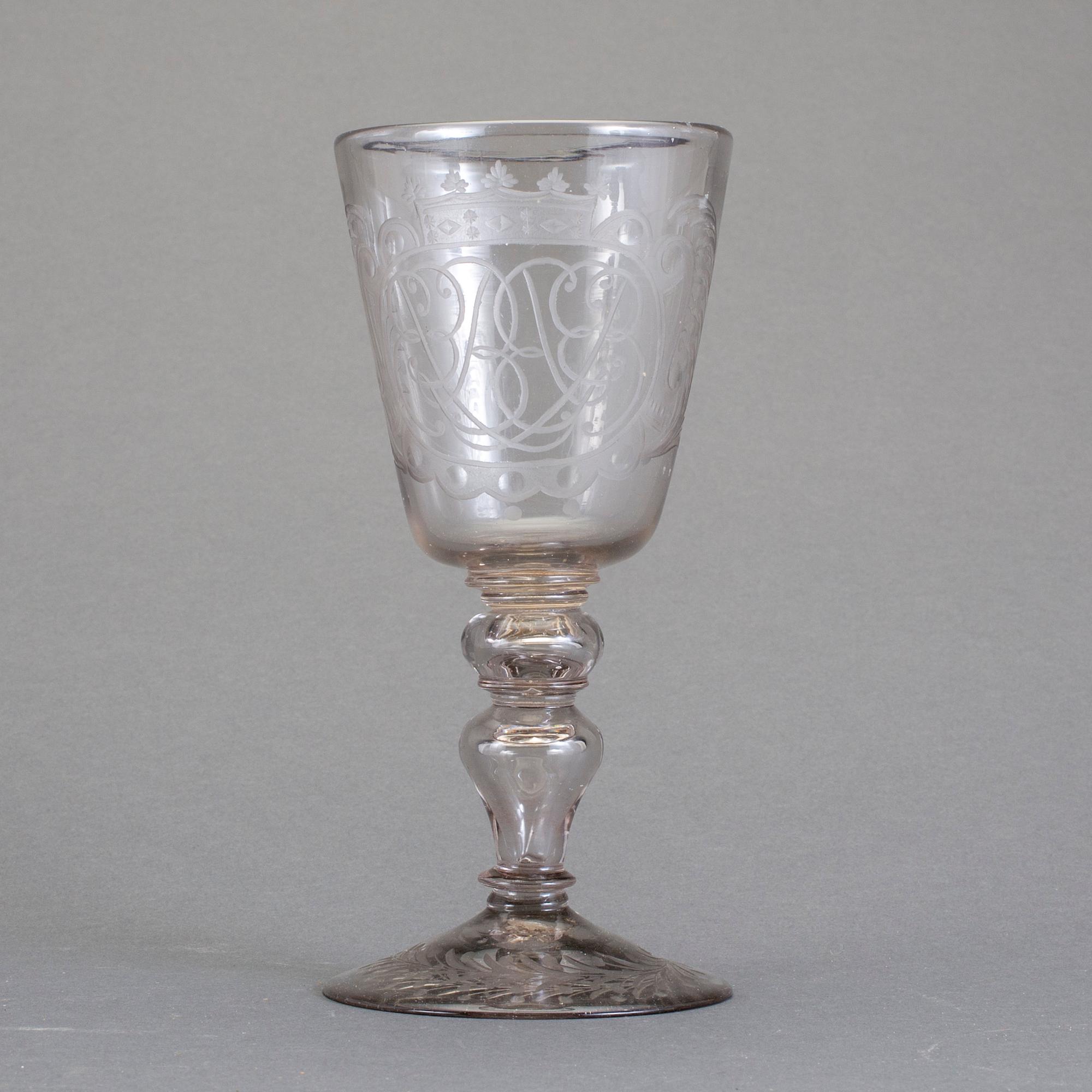 POKAL, glas, Tyskland, 1700-tal.