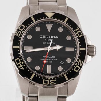 ARMBANDSUR, CERTINA, DS Action, stål, 2012.