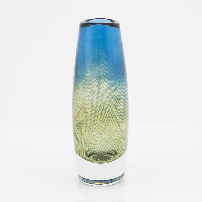 Sven Palmqvist, a glass vase, 'Kraka*, Orrefors.