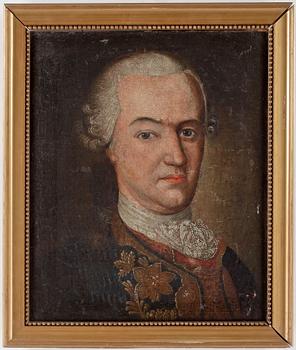 OKÄND KONSTNÄR, olja på duk, 1700-tal.