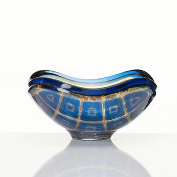 Sven Palmqvist, a 'Ravenna' glass bowl, Orrefors, Sweden 1960 or 1962.