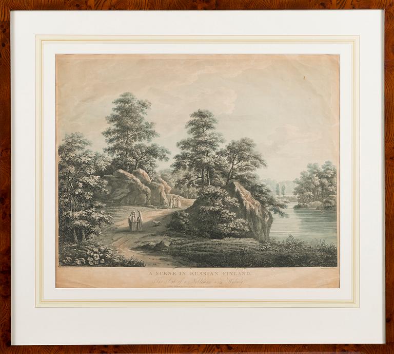 Aquatint by Martinoff Andrej Jefimovitsh.