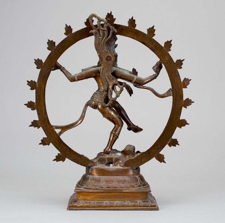 A 20th century indian bronze sculpture.