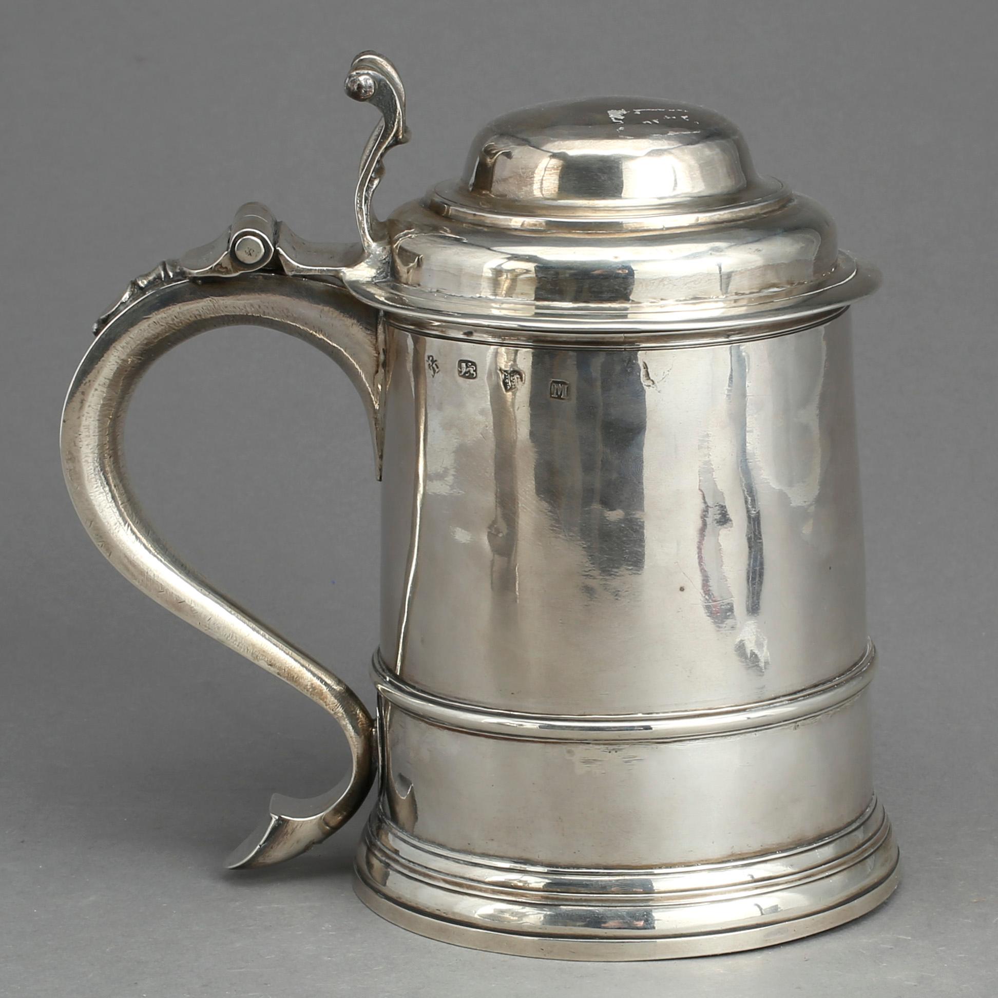 STOP, silver, Georgiansk, Wm. Darkeratt, London, Storbritannien, 1727. Tot ca 759 g.