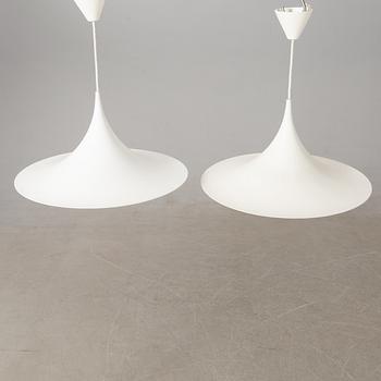 Claus Bonderup & Torsten Thorup, pendant lamps, 1 pair, "Semipendel", Fog & Mørup, Denmark.