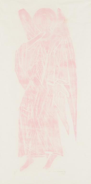 Ina Colliander, woodcut, signed and dated 1959, Tpl'a 3/3.