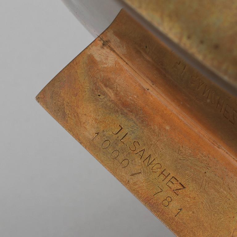 JOSÉ LUIS SANCHEZ, skulptur, mässing, signerad och numrerad 1000/781.