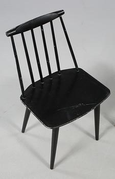 STOLAR, 4 st, Folke Pålsson, F.D.B Möbler, Danmark, 1900-talets andra hälft.