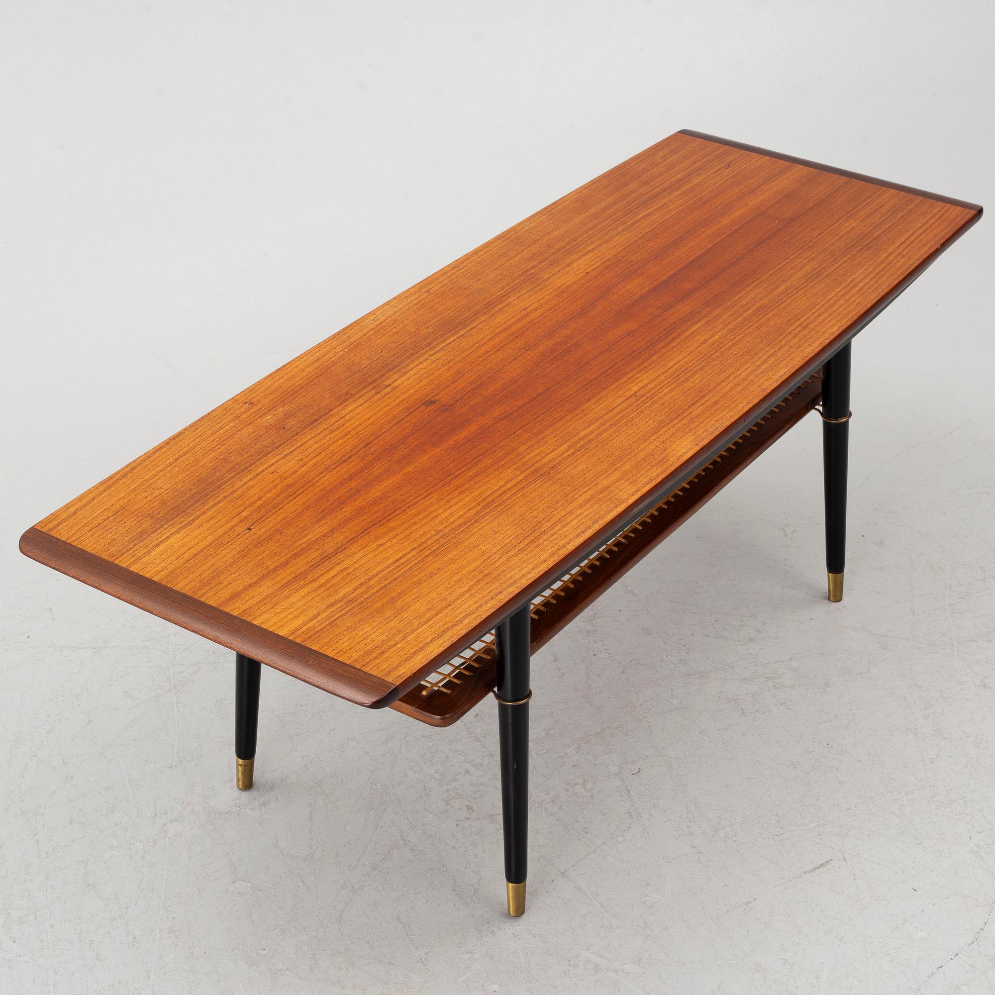 Coffee table, Ganddal Möbelfabrik, Norway, 1960s.