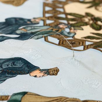 Hermès, scarf, "Joies d'Hiver".