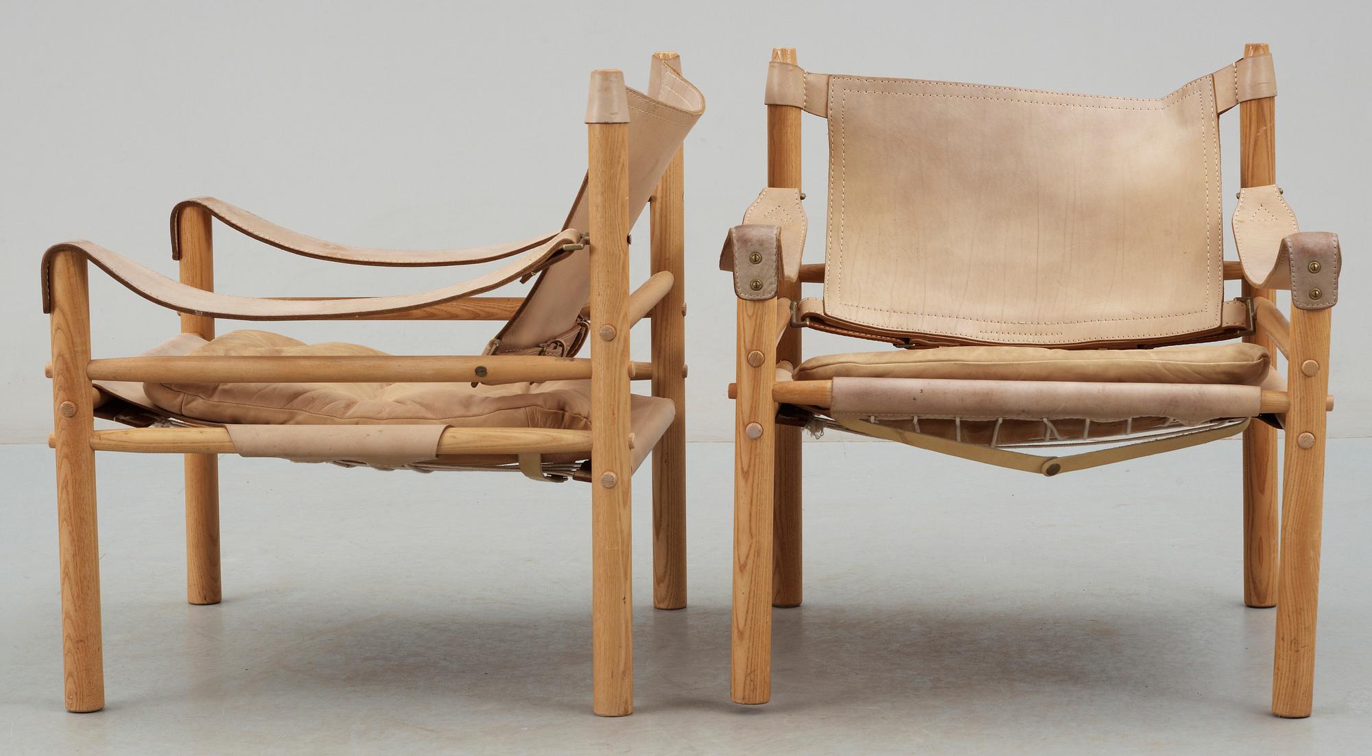 FÅTÖLJER, ett par, "Sirocco", Arne Norell, Norell Möbler AB, 1970-tal.