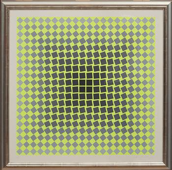 VICTOR VASARELY, färgserigrafi, signerad och numrerad 245/250.