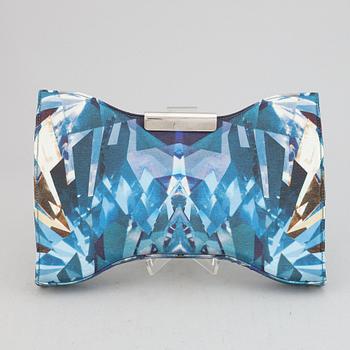 Alexander McQueen, a fabric clutch.