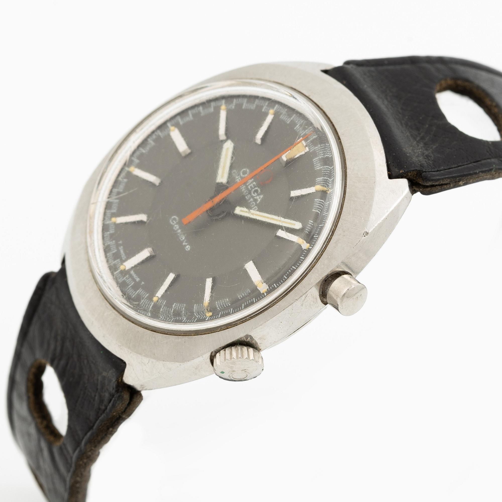 Omega, Chronostop, chronograph, wristwatch, 35 mm.