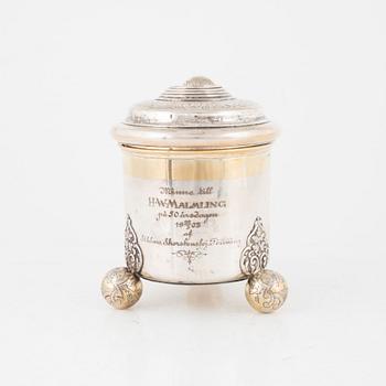 A Swedish silver tankard, mark of Gustaf Löfgren, Stockholm 1899.