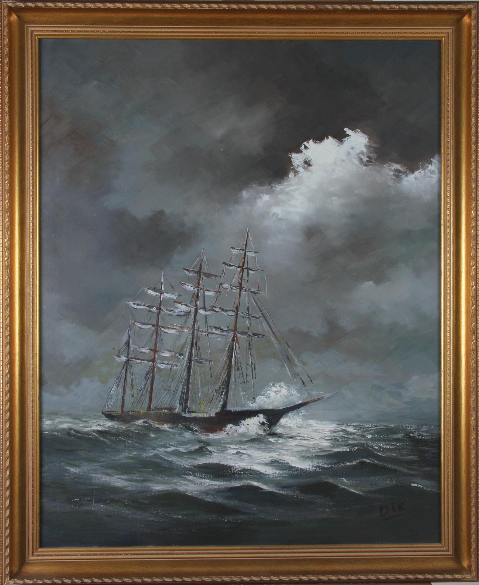 DIK, PIETER, olja på duk, signerad.