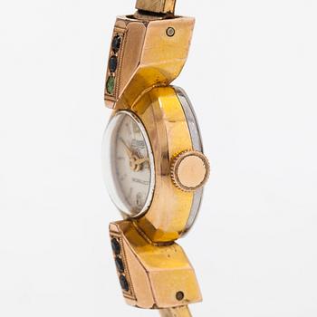HY Moser, Incabloc, wristwatch, 15 mm.