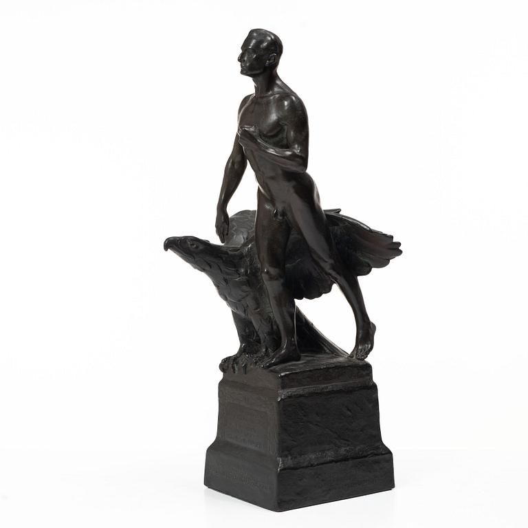 Alfred Ohlson, Athlete with Eagle.