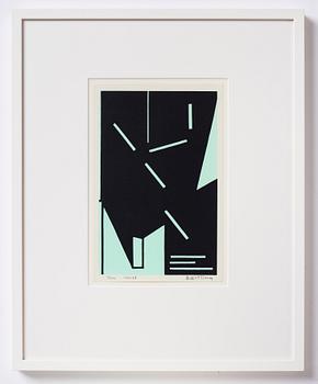 Olle Baertling, silkscreen in colours, 1951-68, signed 3/300.
